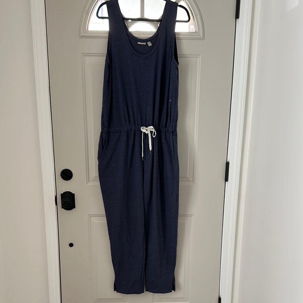 Zella Dark Blue Jumpsuit with Drawstring